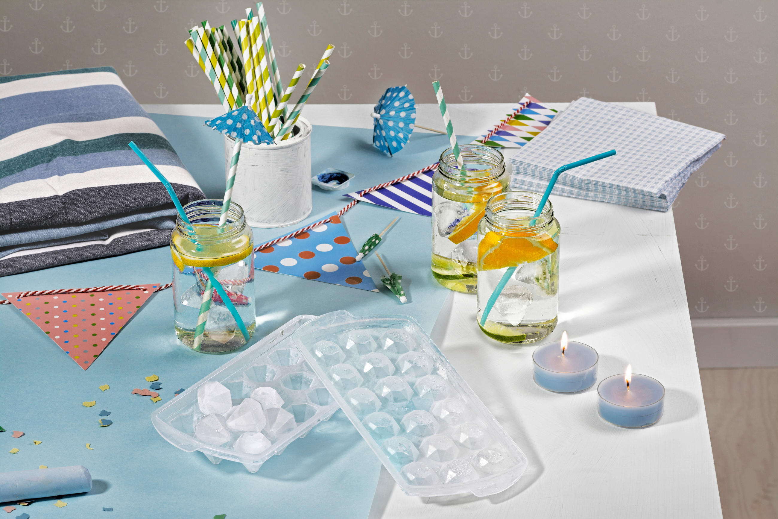 EISWÜRFELFORM - Transparent, Basics, Kunststoff (26,3/12,2/3,5cm) - Rotho