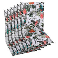 SESSELAUFLAGENSET in Grün, Hellgrau Floral  - Hellgrau/Grün, Design, Textil (48/5/108cm)