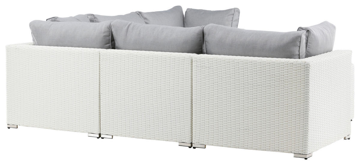LOUNGEGARNITUR 87/249 cm  - Hellgrau, KONVENTIONELL, Kunststoff (87/249cm) - Gardenson