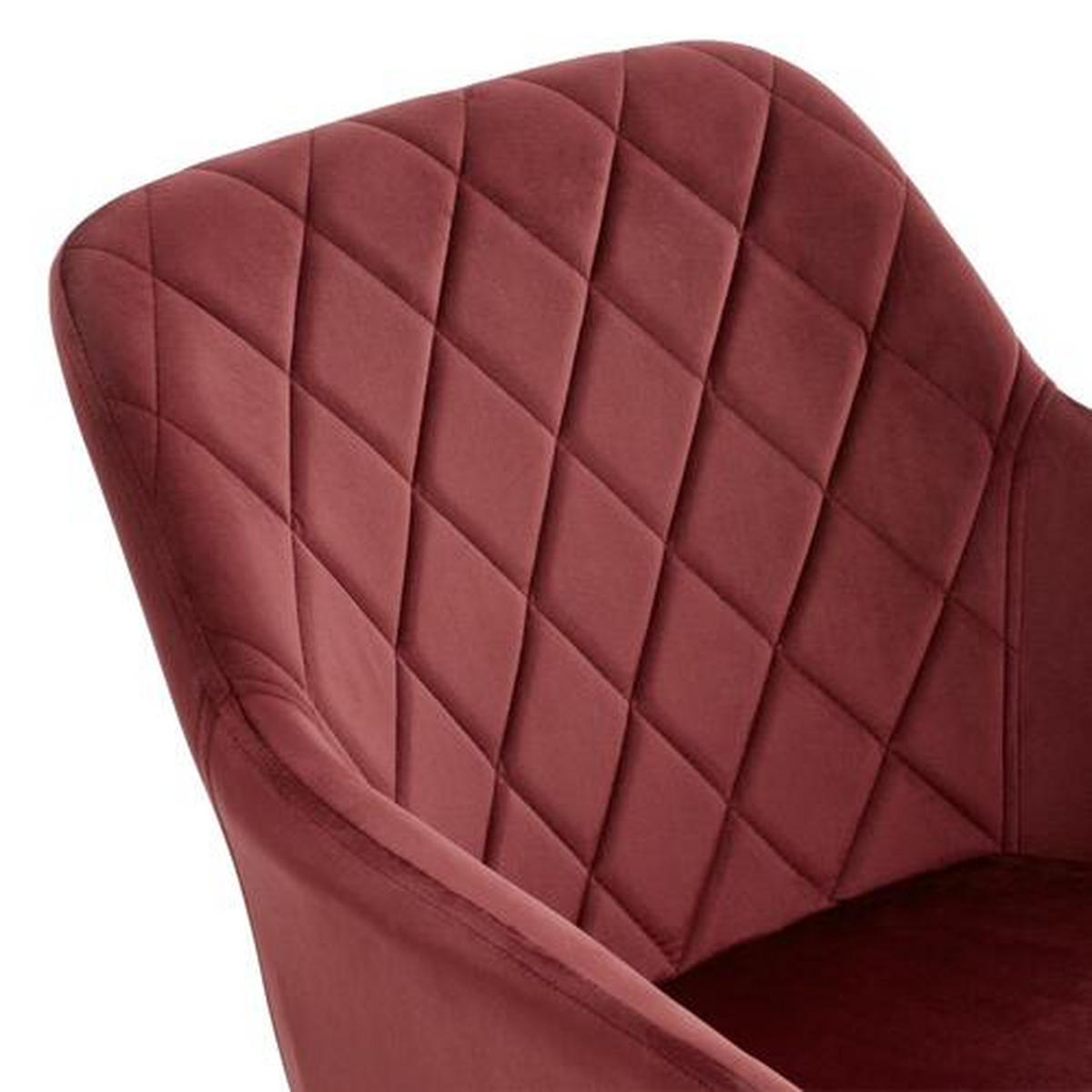 STOLICA S NASLONOM ZA RUKE  crna, boje crnog vina  drvo, metal, tekstil      - crna/boje crnog vina, Trend, drvo/metal (54/86/60cm) - Livetastic