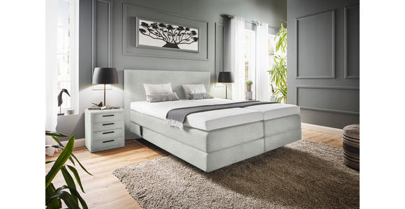 BOXSPRINGBETT 180/200 cm  in Naturfarben  - Naturfarben, KONVENTIONELL, Holz/Textil (180/200cm) - Dieter Knoll