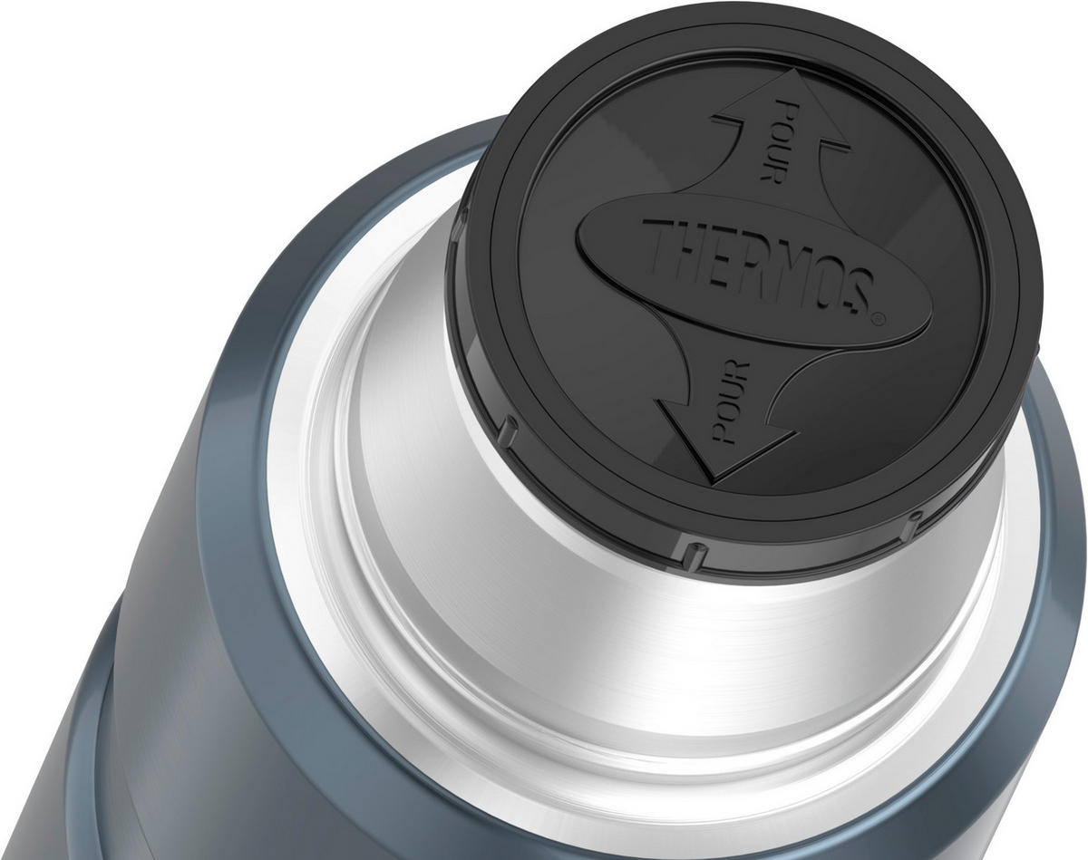 ISOLIERFLASCHE STAINLESS KING 0,47 L  - Dunkelgrau, Metall (0,47l) - Thermos