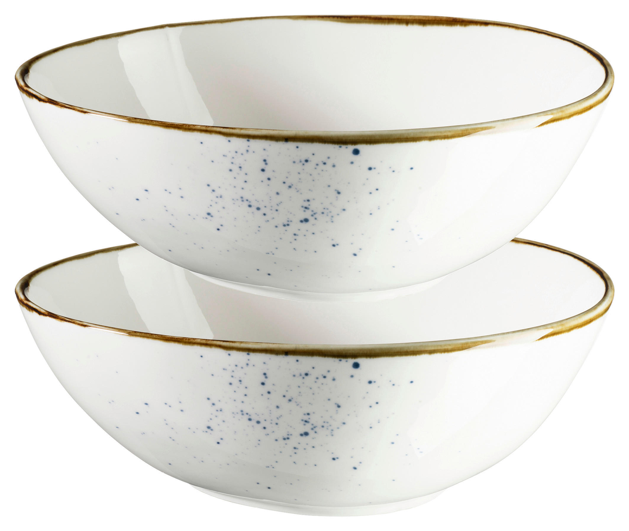 SCHÜSSEL Pintar   - Blau/Beige, Trend, Keramik (22/8/19cm) - Mäser