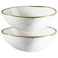 SCHÜSSEL Pintar   - Blau/Beige, Trend, Keramik (22/8/19cm) - Mäser