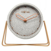 TISCHUHR 17/15,5/5,5 cm   - Grau, Basics, Naturmaterialien (17/15,5/5,5cm)