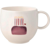 KAFFEEBECHER With Love  290 ml   - Weiß, LIFESTYLE, Keramik (12,5/9.5/8,5cm) - Villeroy & Boch