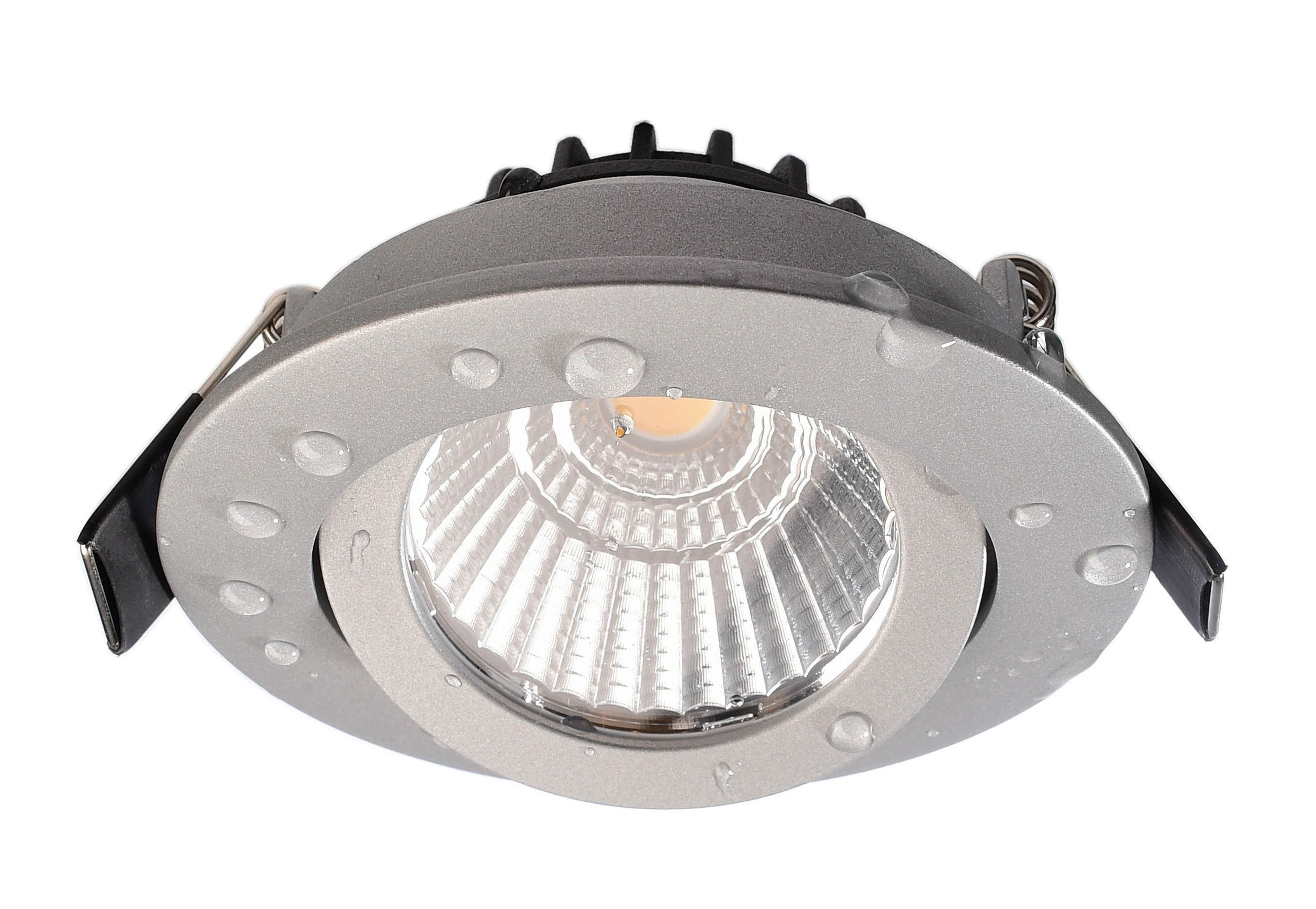LED-EINBAUSPOT Dione 8,2/8,2/4,1 cm   - Silberfarben, KONVENTIONELL, Metall (8,2/8,2/4,1cm)