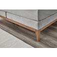 BOXSPRINGBETT 180/200 cm  in Hellgrau  - Eichefarben/Hellgrau, KONVENTIONELL, Holz/Textil (180/200cm) - Carryhome