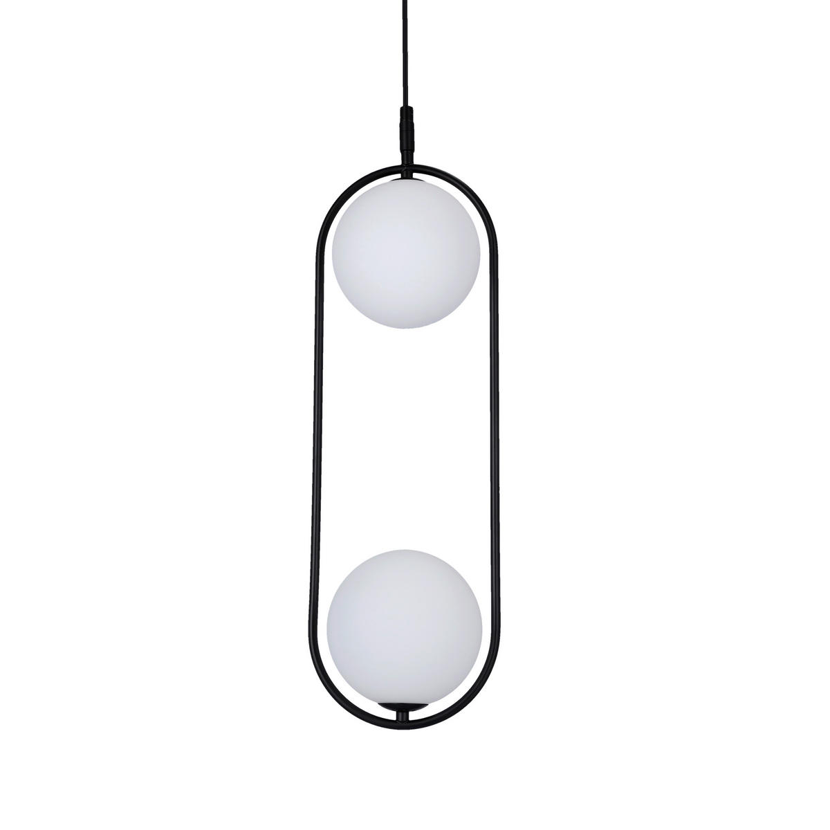 HÄNGLAMPA Cordel  - vit/svart, Design, metall (18.5/15cm)