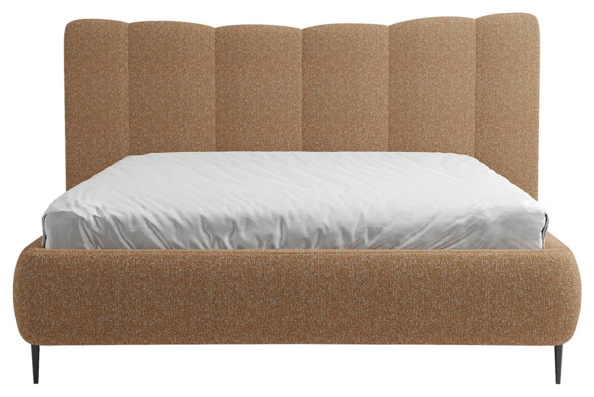 POLSTERBETT 180/200 cm  in Terracotta  - Terracotta, Modern, Holz/Holzwerkstoff (180/200cm) - MID.YOU