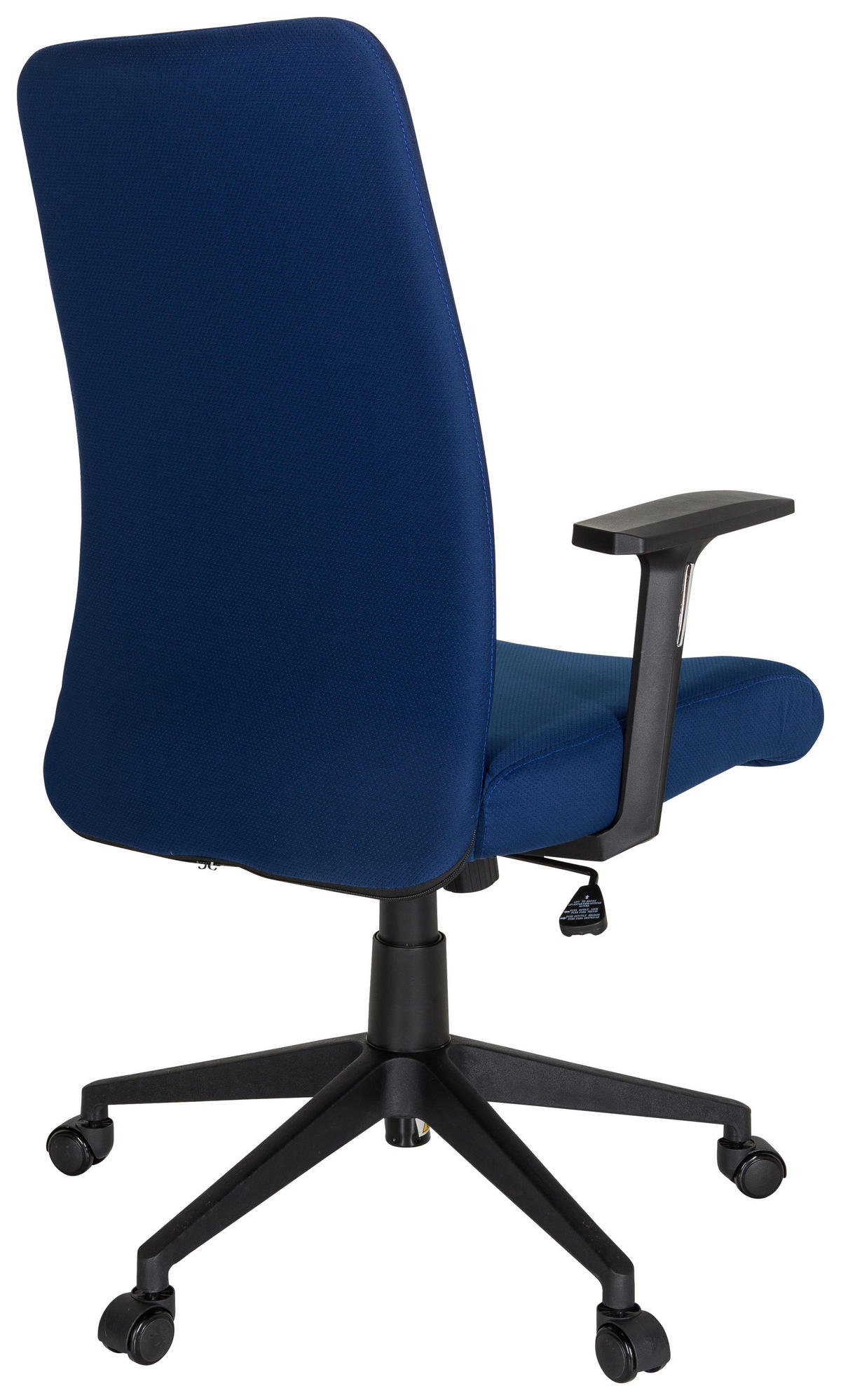 OTOČNÁ ŽIDLE, plochá tkanina, modrá, černá - modrá/černá, Moderní, textil/plast (65/120/62cm) - MID.YOU
