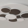 LED-DECKENLEUCHTE 46,8/6 cm - Schwarz/Weiß, Trend, Kunststoff/Metall (46,8/6cm) - Novel