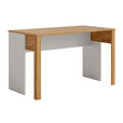 SCHREIBTISCH 100/65/73 cm  in Grau, Eichefarben  - Eichefarben/Grau, KONVENTIONELL, Holz/Holzwerkstoff (100/65/73cm) - Cantus