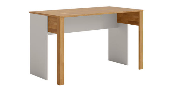 SCHREIBTISCH 100/65/73 cm  in Grau, Eichefarben  - Eichefarben/Grau, KONVENTIONELL, Holz/Holzwerkstoff (100/65/73cm) - Cantus