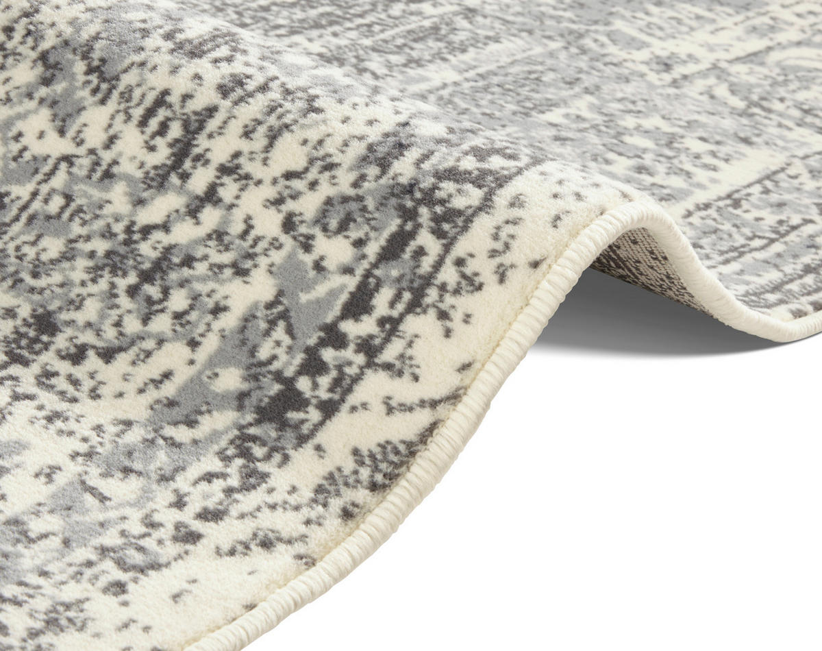VINTAGE-TEPPICH 200/290 cm Celebration Creme, Grau  - Creme/Grau, Basics, Kunststoff/Textil (200/290cm)