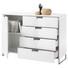 KOMMODE 120/84/38 cm - Weiß/Grau, Design, Holzwerkstoff/Metall (120/84/38cm) - Xora KOMMODE 120/84/38 cm - Weiß/Grau, Design, Holzwerkstoff/Metall (120/84/38cm) - Xora