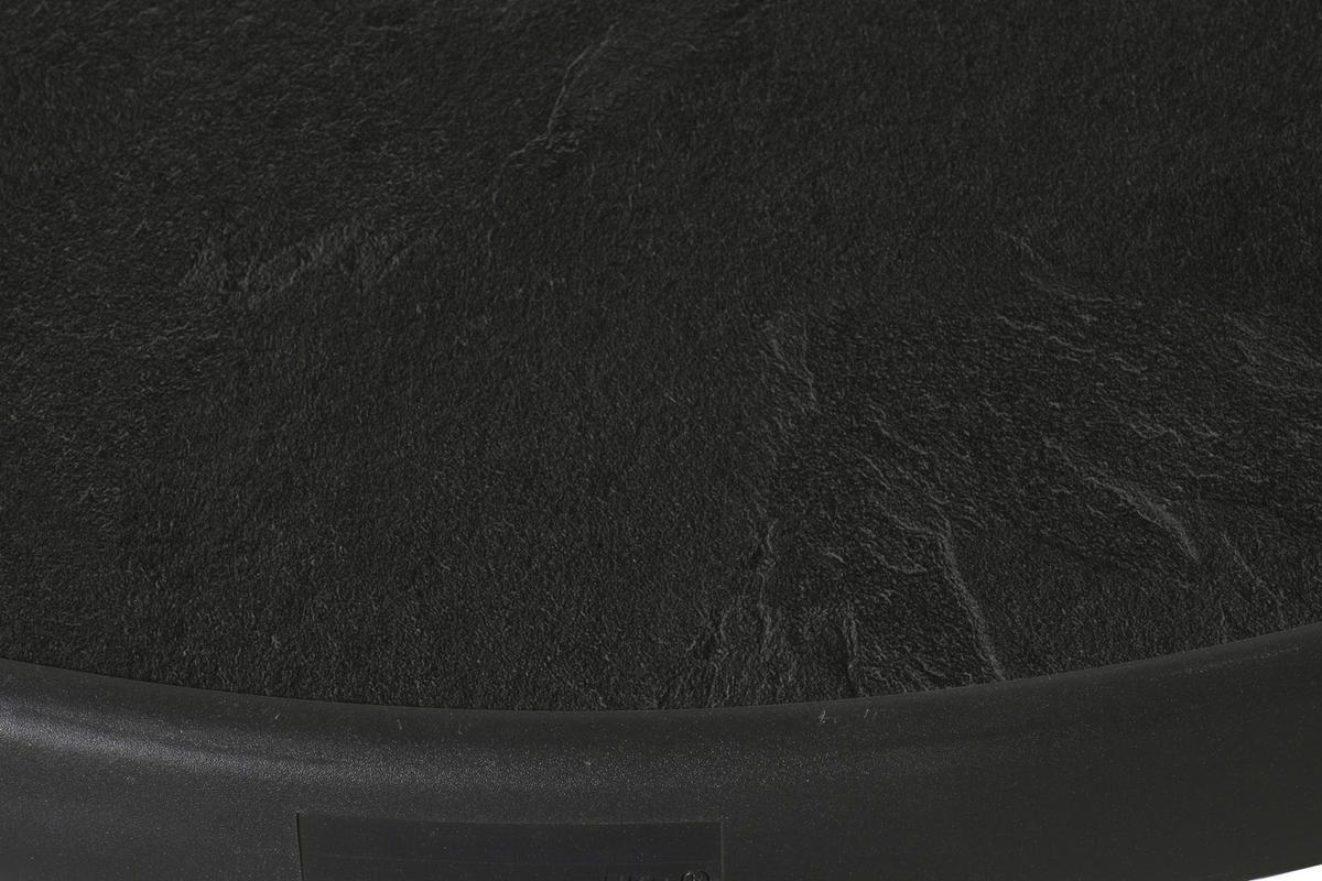 GARTENTISCH 86/86/72 cm Holzwerkstoff rund  - Graphitfarben, MODERN, Holzwerkstoff/Metall (86/86/72cm) - Sieger