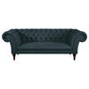 3-SITZER-SOFA Mikrofaser Dunkelgrau  - Dunkelgrau/Braun, Design, Holz/Textil (232/79/97cm) - Livetastic