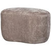 HOCKER in Textil Taupe  - Taupe, Design, Textil (73/43/51cm) - Livetastic