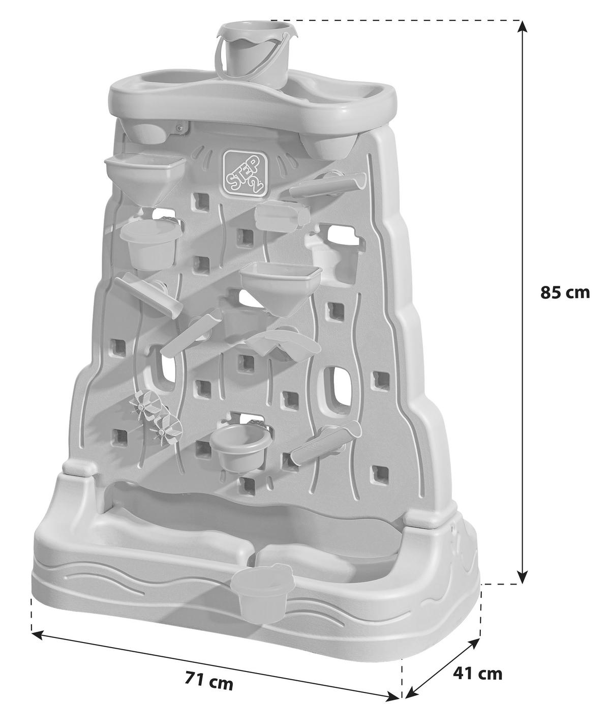 VODNÍ STĚNA  - vícebarevná, Moderní, plast (71,1/41,3/84,5cm)