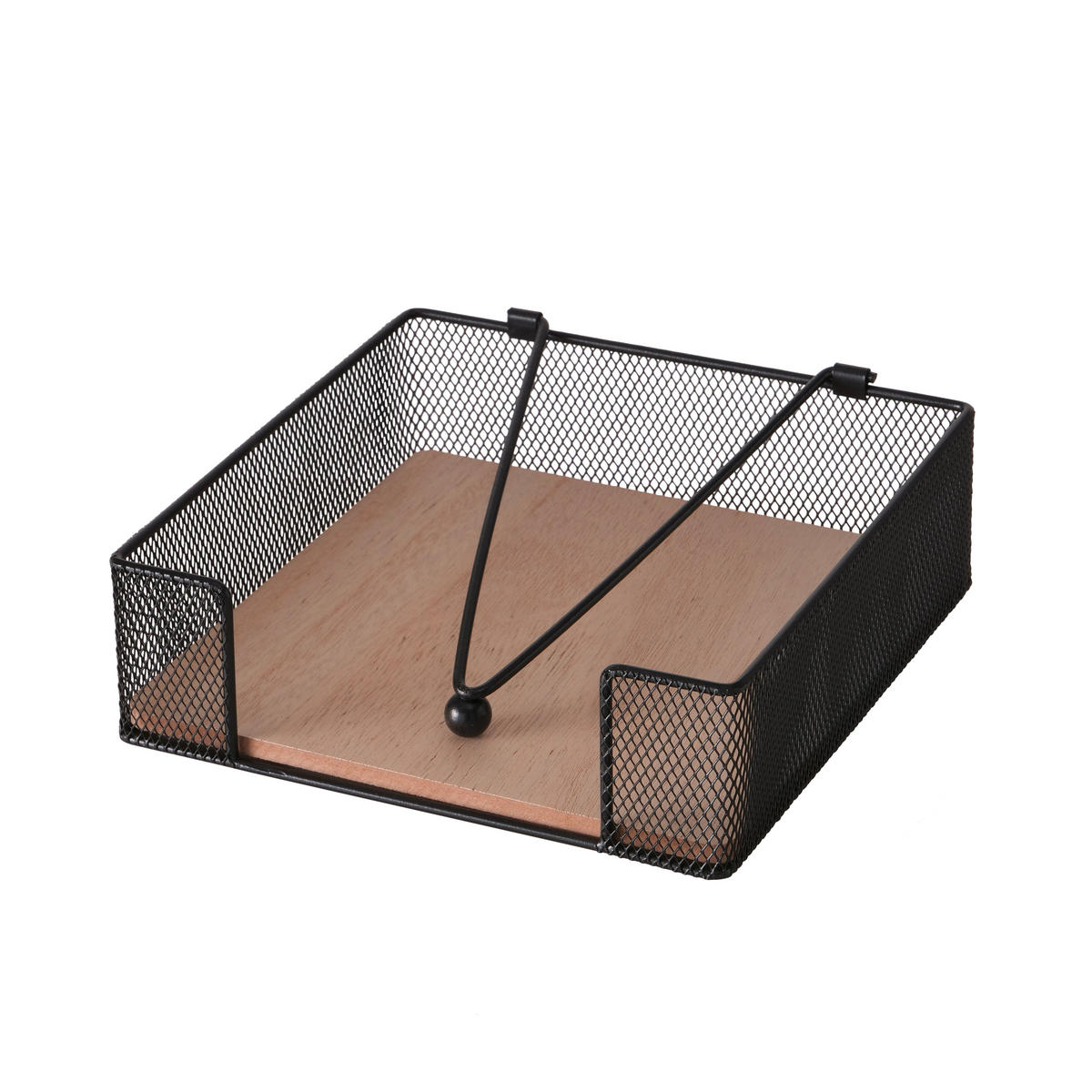 SERVIETTENHALTER    - Natur, Holz/Metall (19/19/6cm)