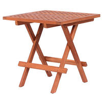 GARTENBEISTELLTISCH Holz  - Teakfarben, Basics, Holz (50/50/50cm) - Gardenson