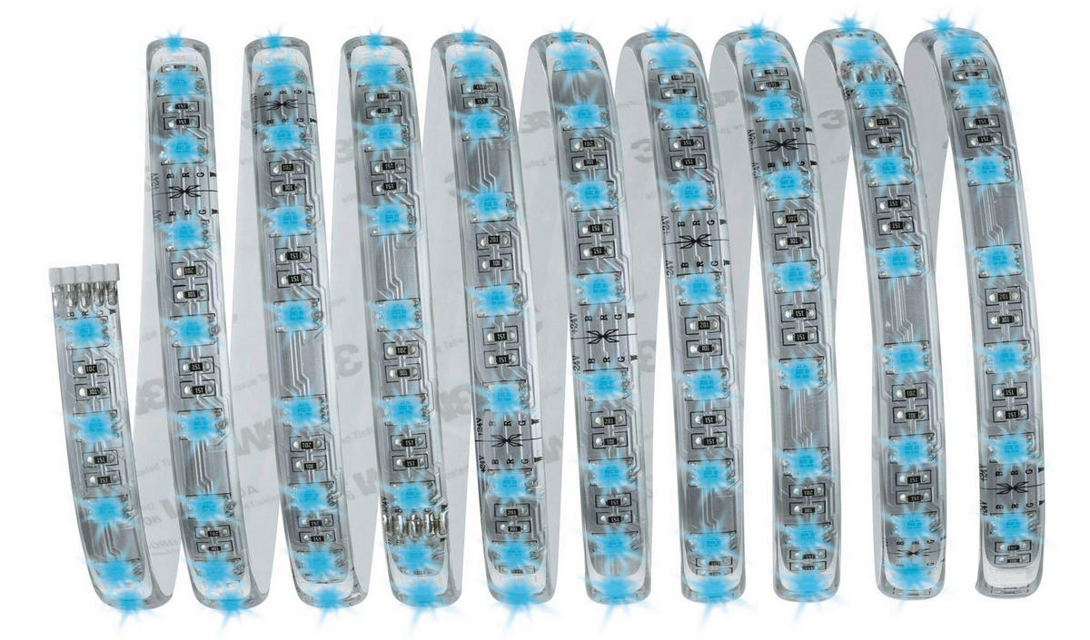 LED TRAKA Led-Strip Basis-Set  - srebrne boje, Design, plastika (300/1,25/0,3cm) - Paulmann