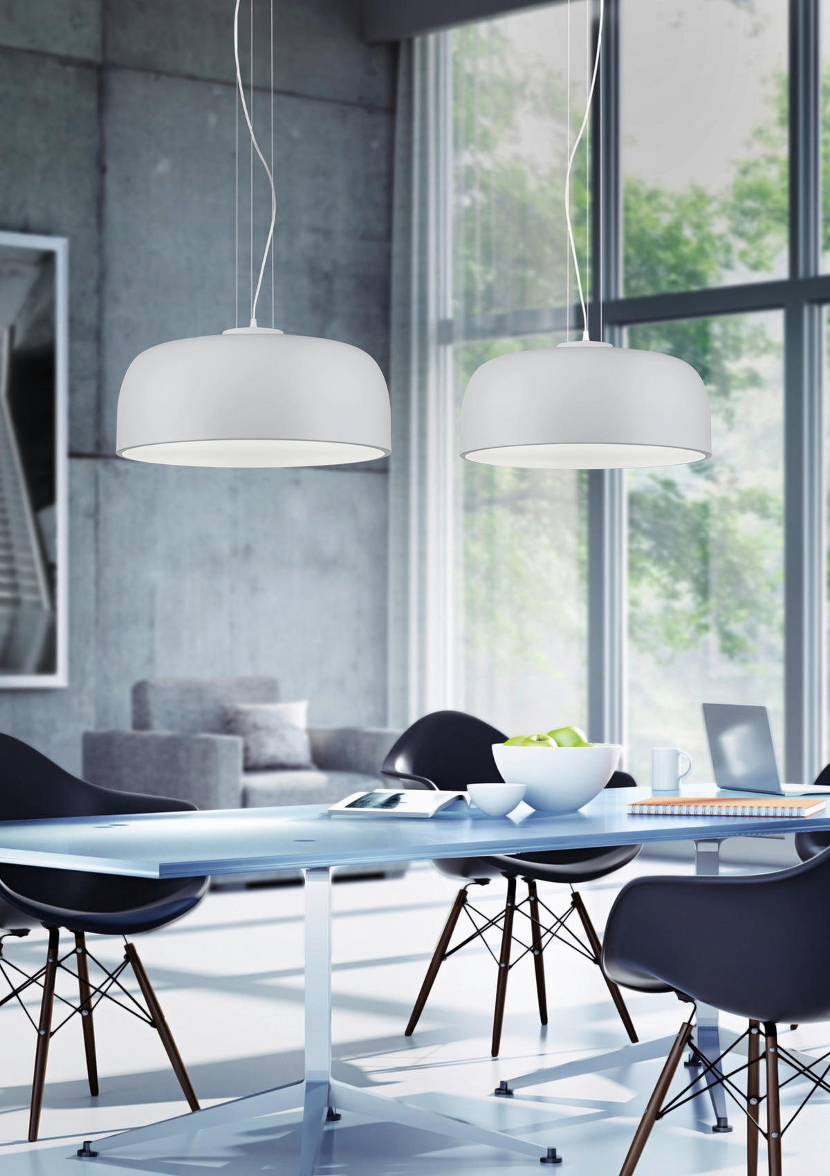 SVJETILJKA VISEĆA  52/23-150 cm       - bijela, Design, metal/plastika (52/23-150cm)