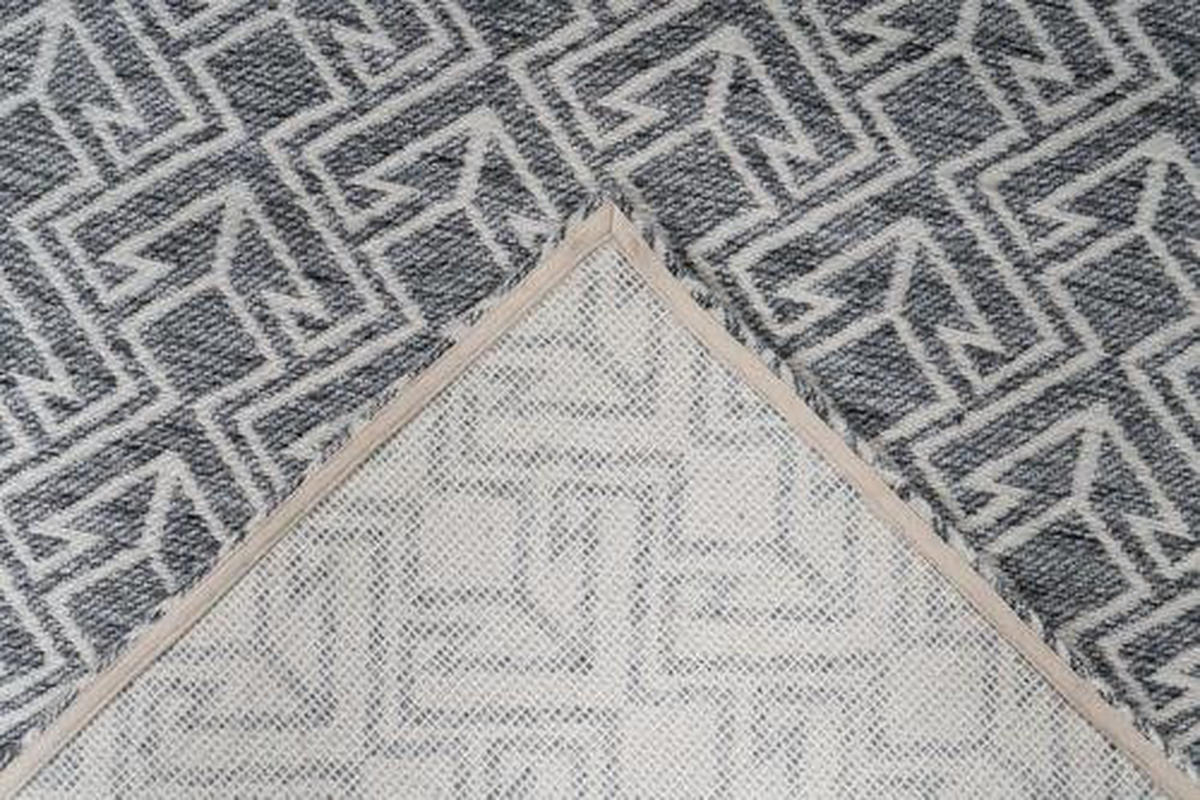VENKOVNÍ KOBEREC, 160/230 cm, krémová, šedá - šedá/krémová, Trend, textil/plast (160/230cm)