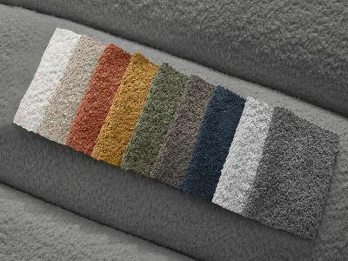SOFAELEMENT ANNECY Bouclé Dunkelgrau  - Dunkelgrau/Schwarz, MODERN, Kunststoff/Textil (120/72/170cm)