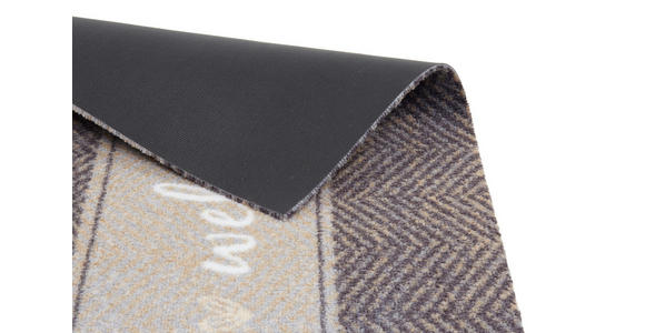 FUßMATTE MIABELLA - Beige/Braun, Design, Textil (50/70cm) - Esposa