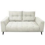 BIGSOFA  in Cord Naturfarben  - Schwarz/Naturfarben, KONVENTIONELL, Textil/Metall (246/100/116cm) - Carryhome