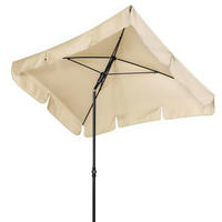 SONNENSCHIRM 120x225 cm Naturfarben  - Anthrazit/Naturfarben, Basics, Textil/Metall (120/225cm) - Doppler