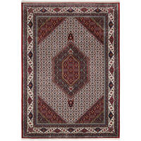 WEBTEPPICH 160/230 cm Mithras Bidjar Creme, Rot  - Rot/Creme, LIFESTYLE, Textil (160/230cm) - Novel