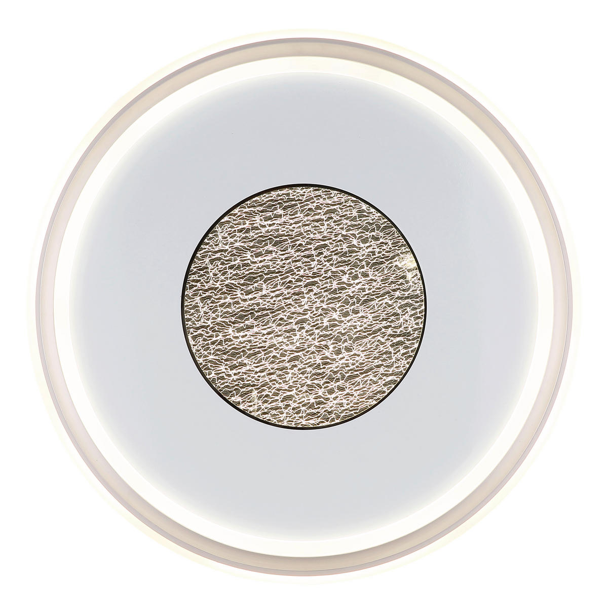 LED-DECKENLEUCHTE 59/6,5 cm   - Champagner/Opal, Design, Kunststoff/Metall (59/6,5cm) - Globo