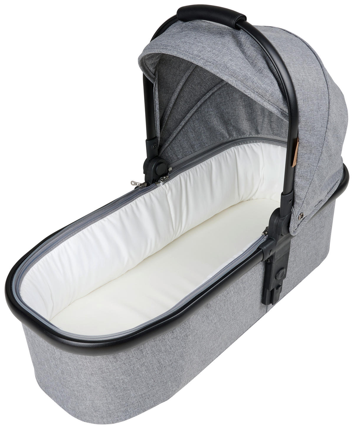 LIEGEWANNE  - Grau, Basics, Textil/Metall (77,5/62/32,5cm) - Jimmylee