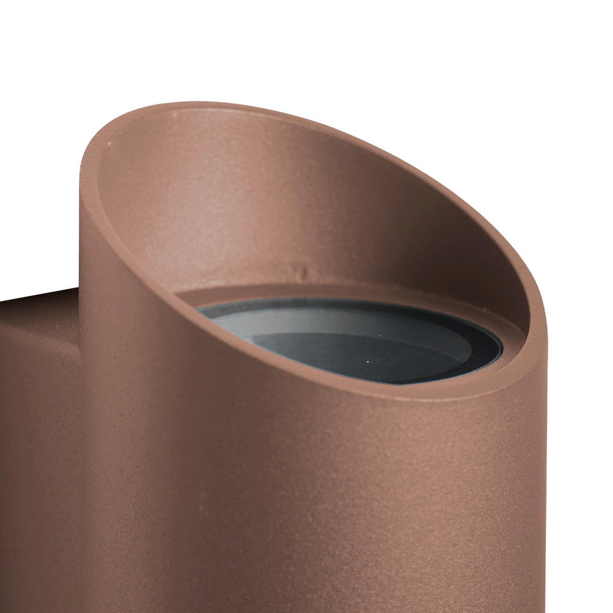 WANDLEUCHTE Nico 7,7/23,5 cm  - Rostfarben, Design, Metall (7,7/23,5cm) - Nordlux