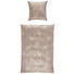 BETTWÄSCHE Makosatin Hellbraun 135/200 cm - Hellbraun, Basics, Textil (135/200cm) - Estella