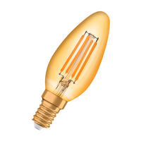 LED-LEUCHTMITTEL   E14 4 W 410 lm 2 Stück  - Goldfarben, Basics, Glas (3,5/10cm) - Osram