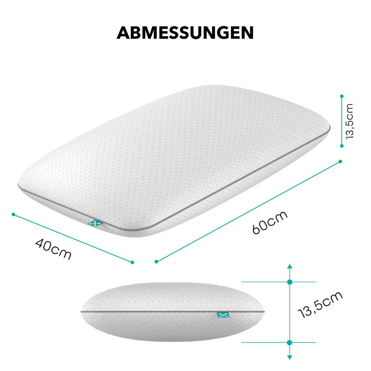 NACKENKISSEN COMFORT  - Basics, Textil (60/13,5/40cm) - Smartsleep