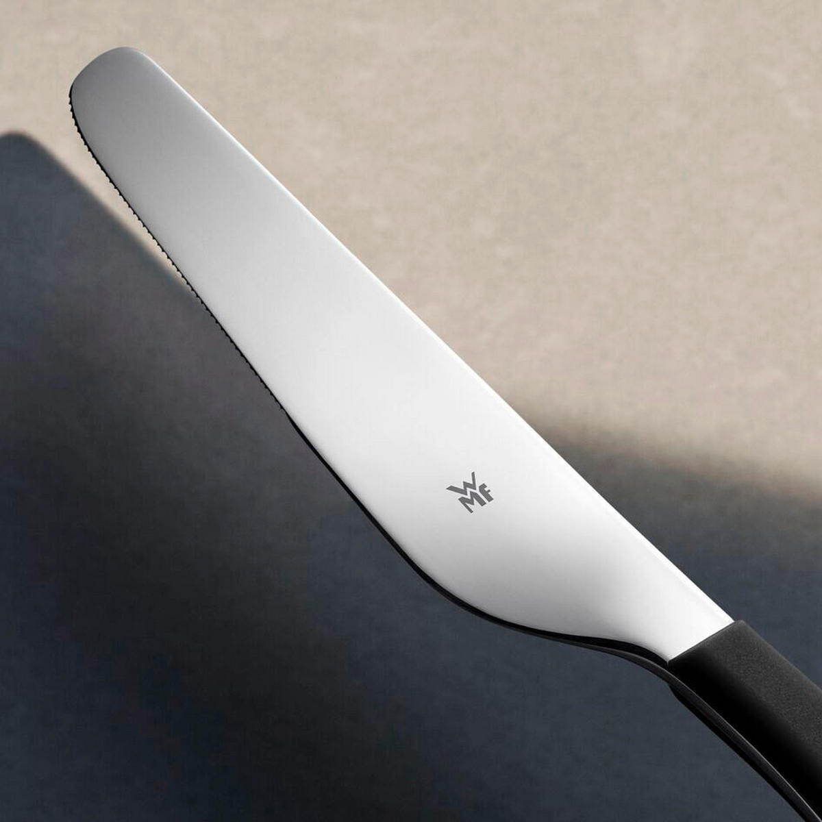 BESTECKSET Emotion 30-teilig Edelstahl  für 6 Personen  - Lavagrau, Basics, Metall (12,5/12,5/25cm) - WMF