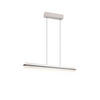 LED-HÄNGELEUCHTE Athina   - Schwarz/Grau, Design, Kunststoff/Metall (95/75-150cm) - Novel