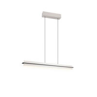 LED-HÄNGELEUCHTE Athina   - Schwarz/Grau, Design, Kunststoff/Metall (95/75-150cm) - Novel