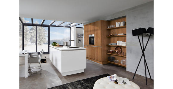 EINBAUKÜCHE   - Eichefarben, Natur, Holzwerkstoff - Dieter Knoll