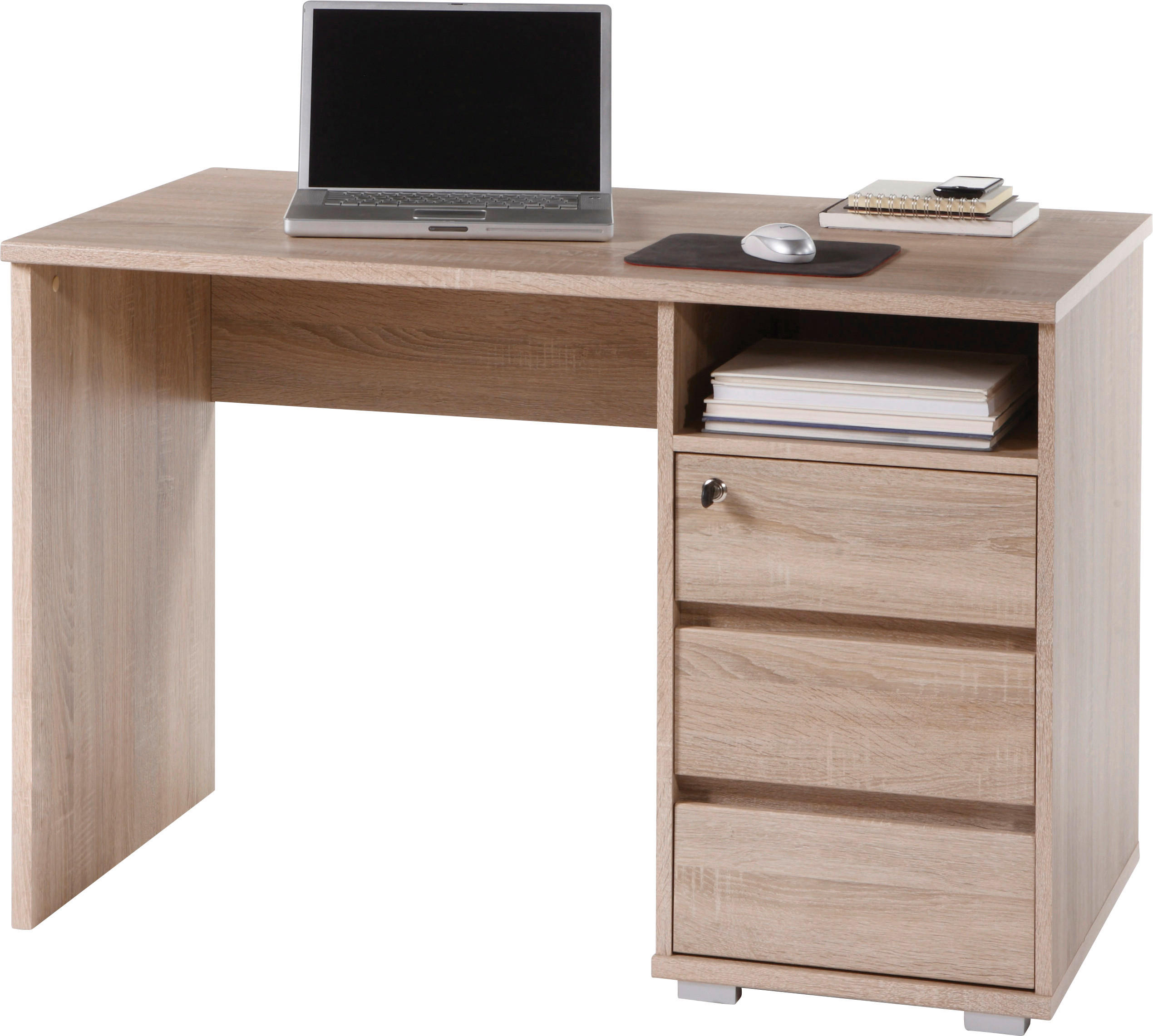 Birou, material pe bază de lemn - stejar Sonoma, Design, material pe bază de lemn (110/75/65cm) - Cantus