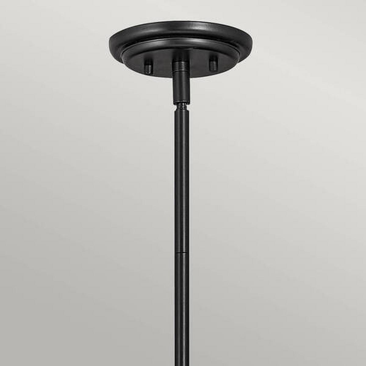 HÄNGELEUCHTE 28.9/50.3 cm    - Schwarz, Design, Glas/Metall (28.9/50.3cm) - Elstead Lighting