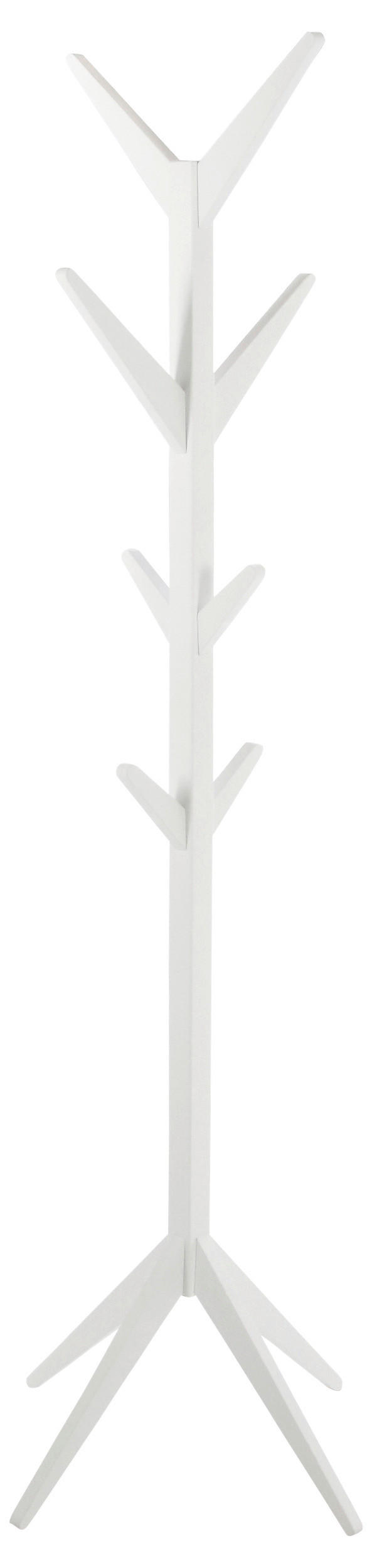 KLEIDERSTÄNDER in Weiß 42/178/42 cm   - Weiß, Basics, Holzwerkstoff (42/178/42cm)