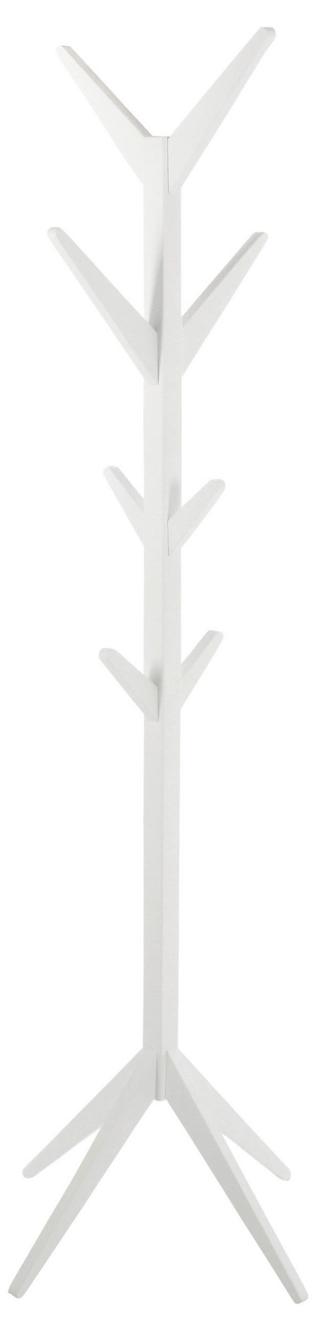 KLEIDERSTÄNDER in Weiß 42/178/42 cm   - Weiß, Basics, Holzwerkstoff (42/178/42cm)