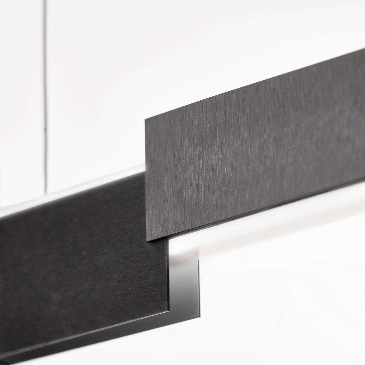 LED-HÄNGELEUCHTE Creo 141/180/9,5 cm  - Schwarz/Weiß, Design, Kunststoff/Metall (141/180/9,5cm) - Grossmann