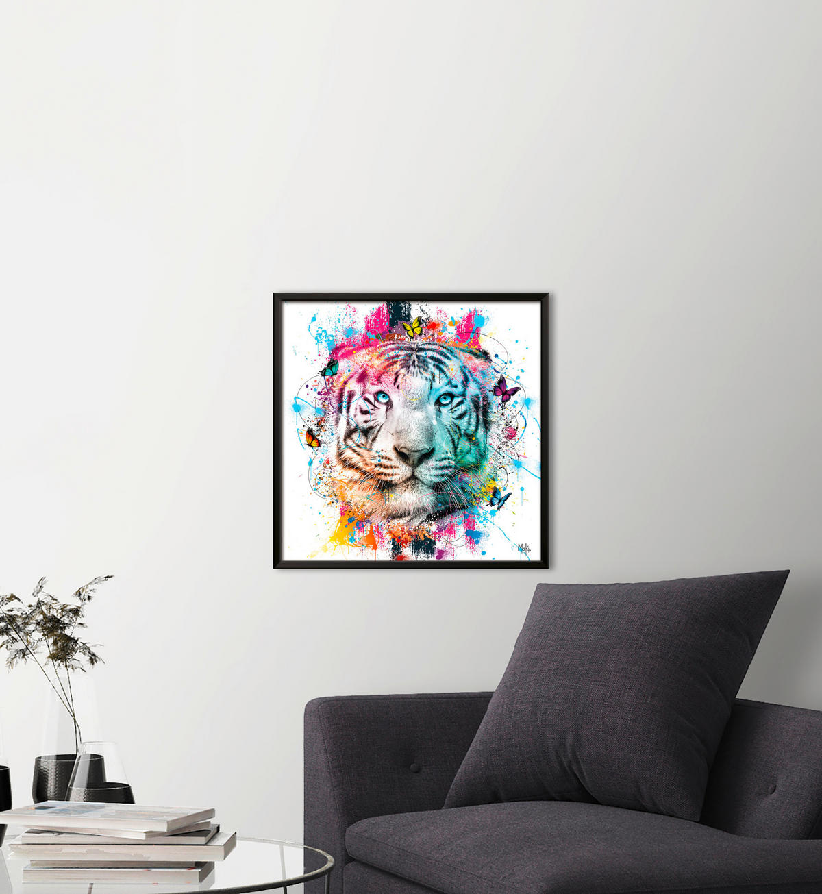 KUNSTDRUCK 30/30 cm  - Multicolor, Basics, Papier (30/30cm) - Monee